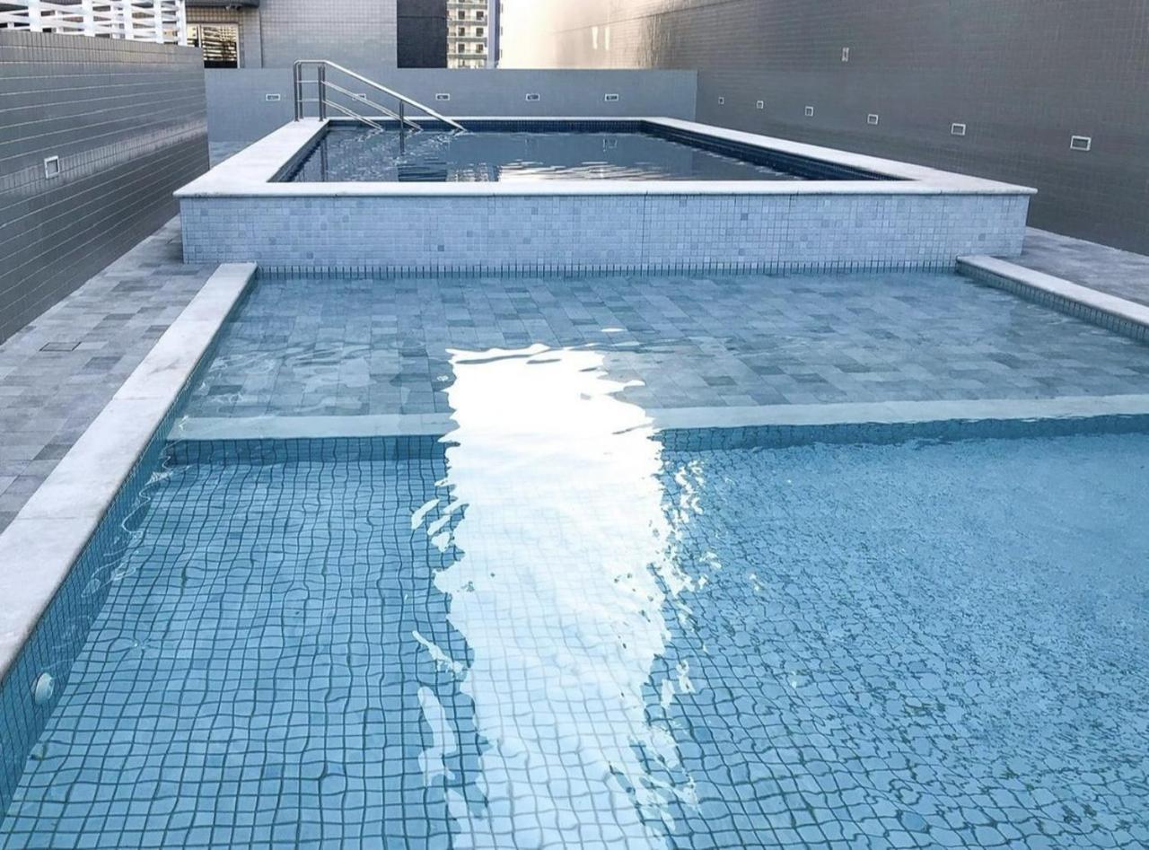 Apto Otima Localizacao A 100M Da Praia, Piscina, Ar Condicionado, Garagem E Portaria 24H Praia Grande  Exterior photo